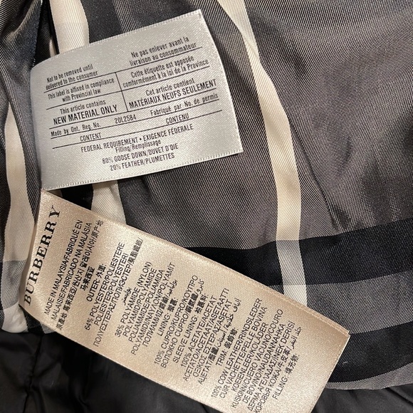 Stunning crop Burberry quilted and leather accents jacket - Picture 5 of 10